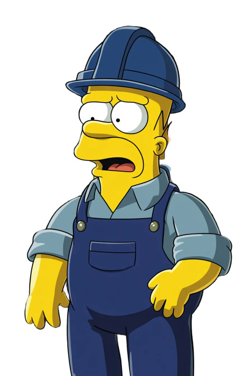 Crying Factory Worker Vinyl Car Decal Sticker – Waterproof & UV-Resistant 8"