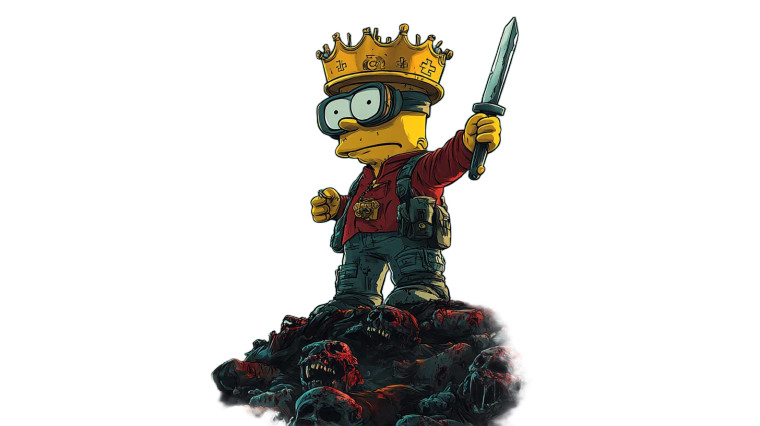 Golden Crown Soldier Vinyl Car Decal Sticker – Waterproof & UV-Resistant 8"