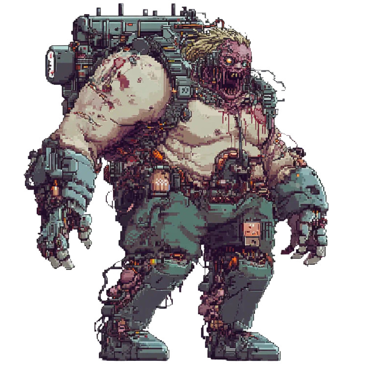 Mechanical Zombies Vinyl Car Decal Sticker – Waterproof & UV-Resistant 8"