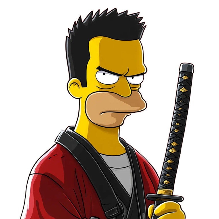 Asian Simpsons Podcast Vinyl Car Decal Sticker – Waterproof & UV-Resistant 8"