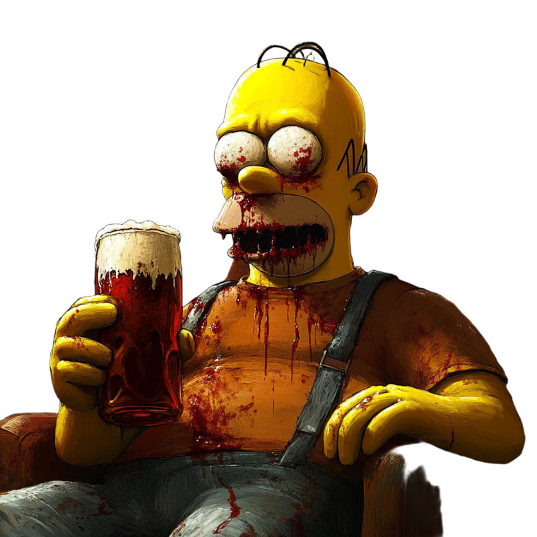Homer As Myers Vinyl Car Decal Sticker – Waterproof & UV-Resistant 8"