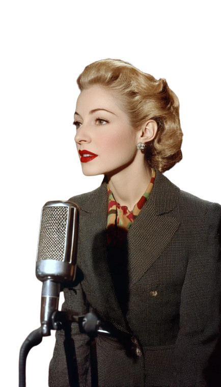 Eva Perón En Radio Vinyl Car Decal Sticker – Waterproof & UV-Resistant 8"