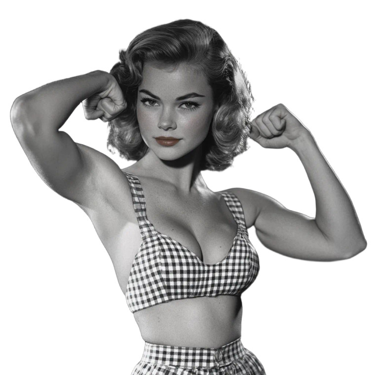 Retro Pin-Up Flex Vinyl Car Decal Sticker – Waterproof & UV-Resistant 8"