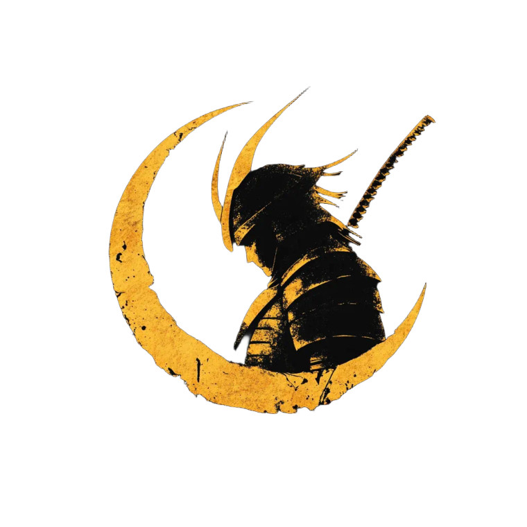 Samurai Logo V7 Vinyl Car Decal Sticker – Waterproof & UV-Resistant 8"