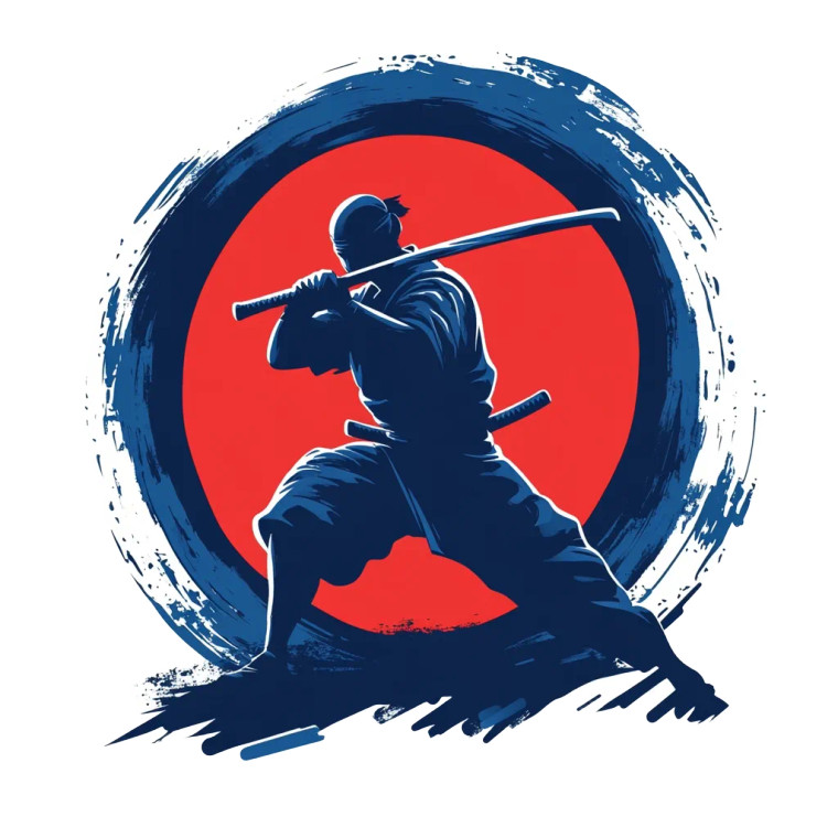 Ronin Baseball Logo Vinyl Car Decal Sticker – Waterproof & UV-Resistant 8"