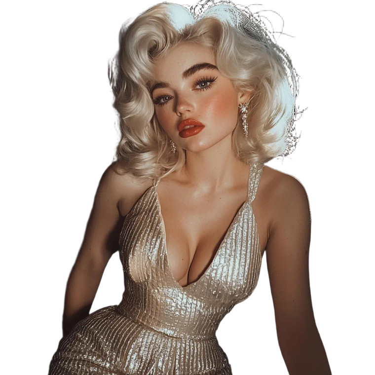 Sabrina As Marilyn V2 Vinyl Car Decal Sticker – Waterproof & UV-Resistant 8"