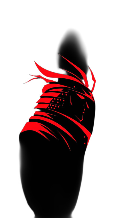 Samurai Logo V9 Vinyl Car Decal Sticker – Waterproof & UV-Resistant 8"