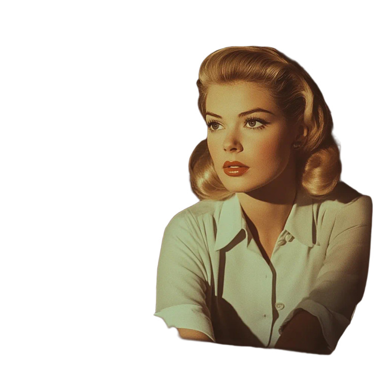 Vintage Grace Kelly Vinyl Car Decal Sticker – Waterproof & UV-Resistant 8"