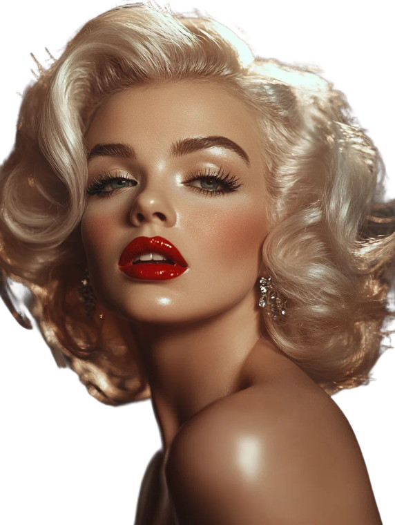 Glamorous Marilyn Monroe V4 Vinyl Car Decal Sticker – Waterproof & UV-Resistant 8"