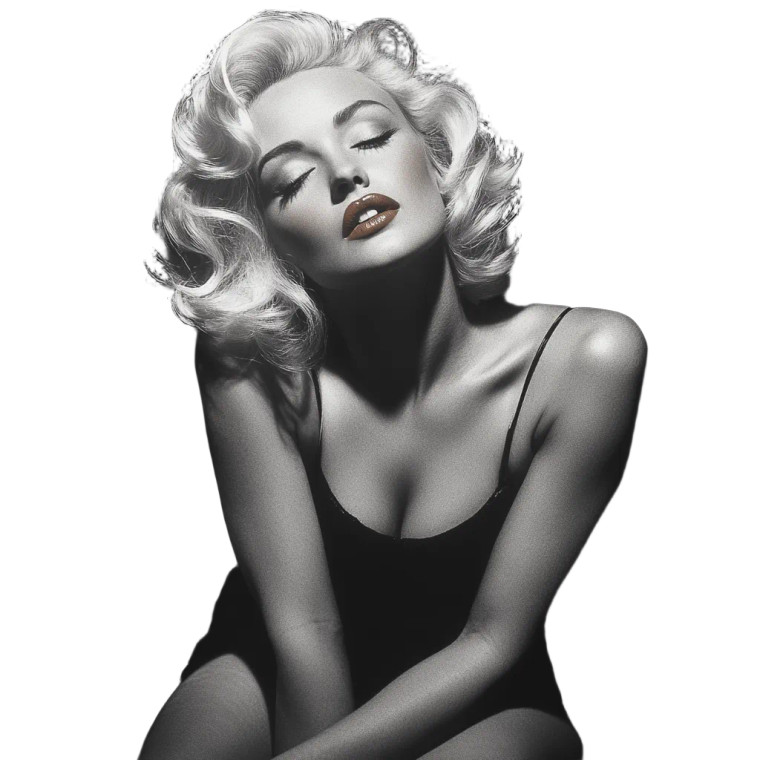 Marilyn Monroe Pose V7 Vinyl Car Decal Sticker – Waterproof & UV-Resistant 8"