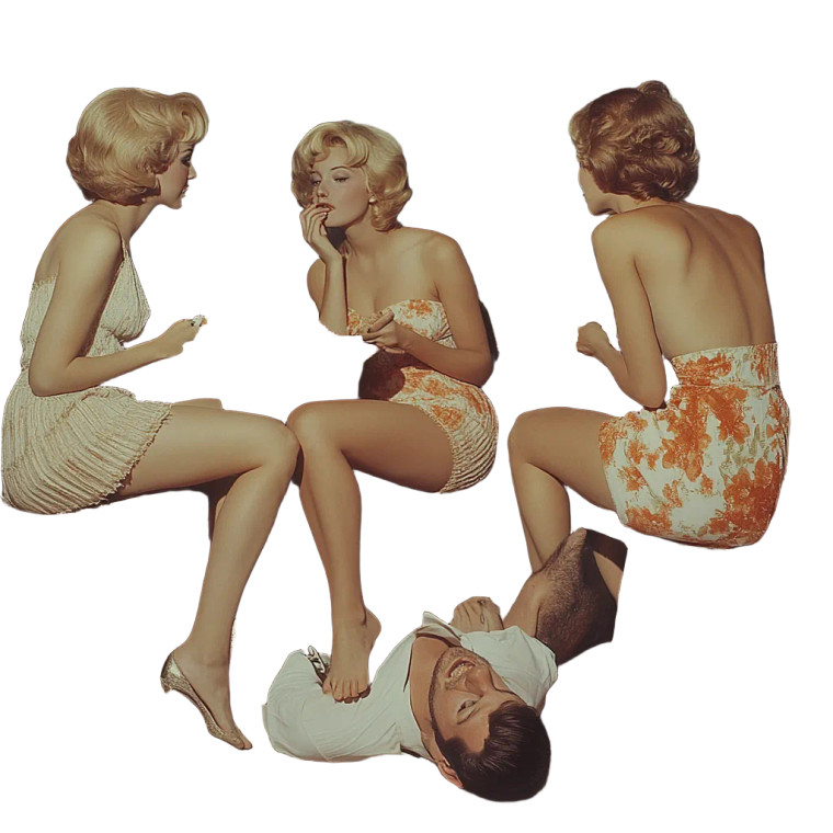 1970S Humorous Gathering Vinyl Car Decal Sticker – Waterproof & UV-Resistant 8"