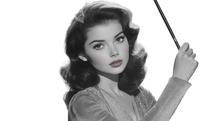 Elegant Hollywood Pose Vinyl Car Decal Sticker – Waterproof & UV-Resistant 8"