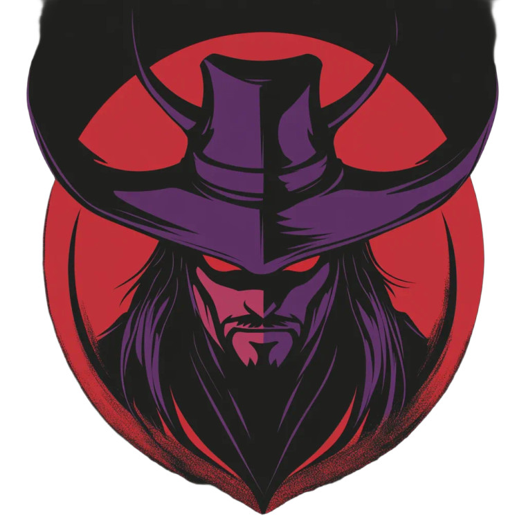 Cowboy Samurai Logo Vinyl Car Decal Sticker – Waterproof & UV-Resistant 8"