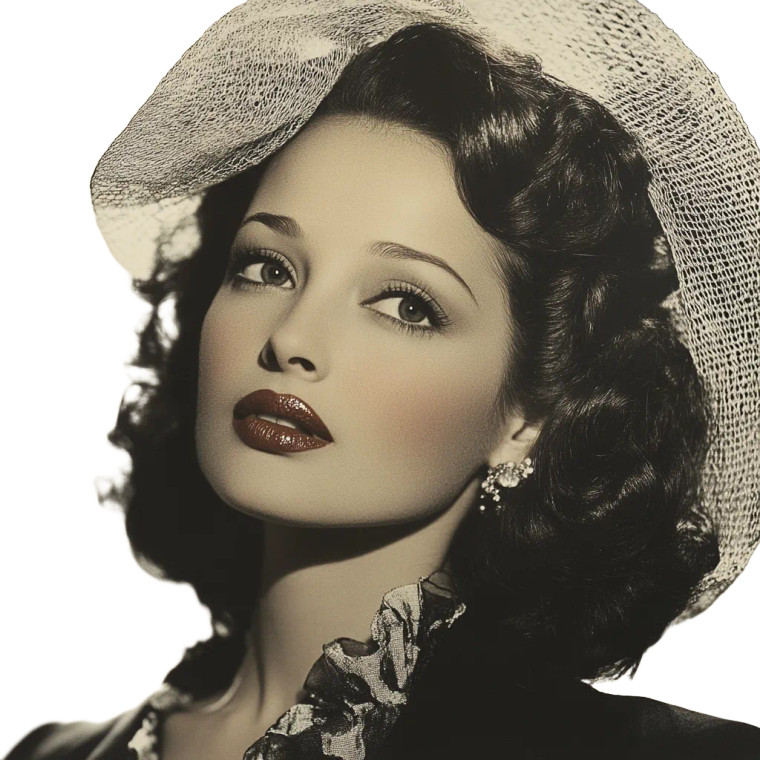 Merle Oberon Photo Vinyl Car Decal Sticker – Waterproof & UV-Resistant 8"