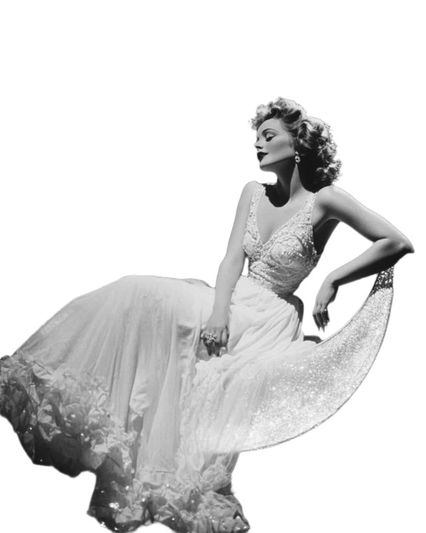 Hollywood Moon Goddess Vinyl Car Decal Sticker – Waterproof & UV-Resistant 8"