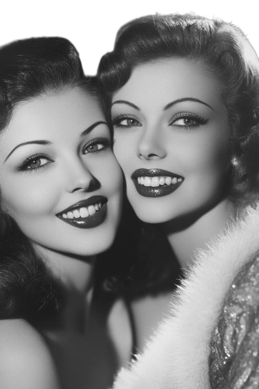 1930S Hollywood Actresses Vinyl Car Decal Sticker – Waterproof & UV-Resistant 8"