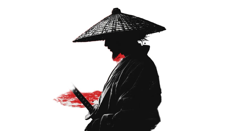 Samurai Warrior V7 Vinyl Car Decal Sticker – Waterproof & UV-Resistant 8"