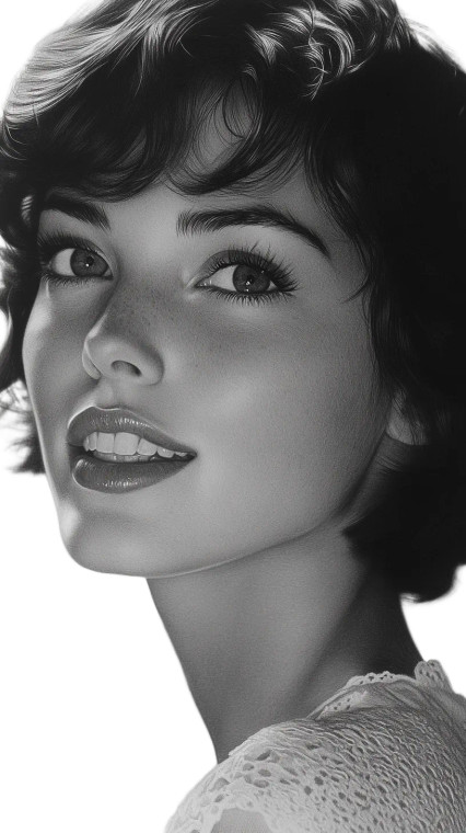 Marie Smiling Vinyl Car Decal Sticker – Waterproof & UV-Resistant 8"