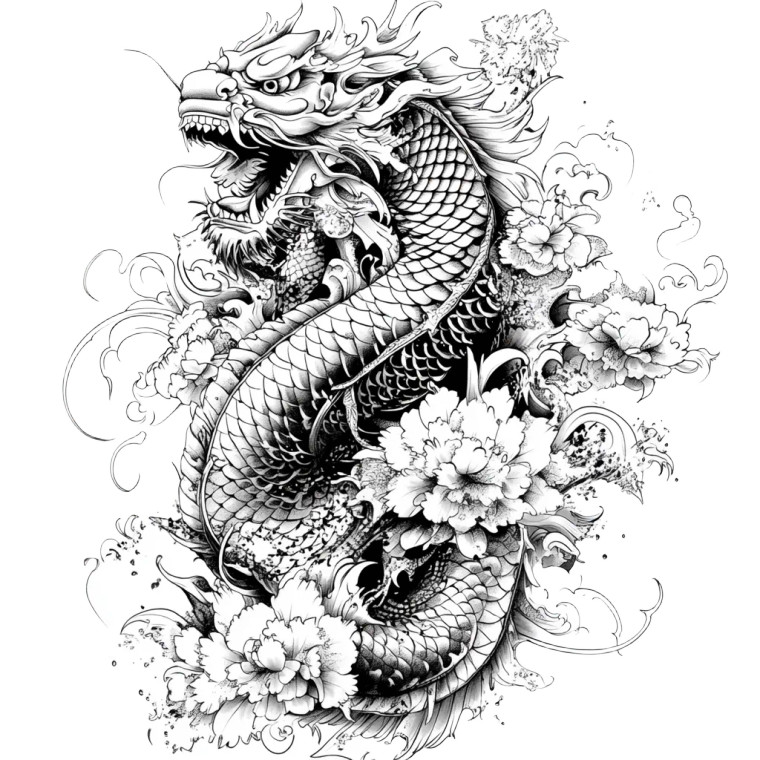 Japanese Gothic Tattoo Vinyl Car Decal Sticker – Waterproof & UV-Resistant 8"