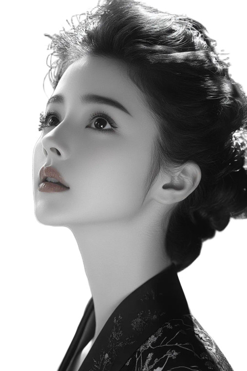 Chang'E Moonlight Gaze Vinyl Car Decal Sticker – Waterproof & UV-Resistant 8"