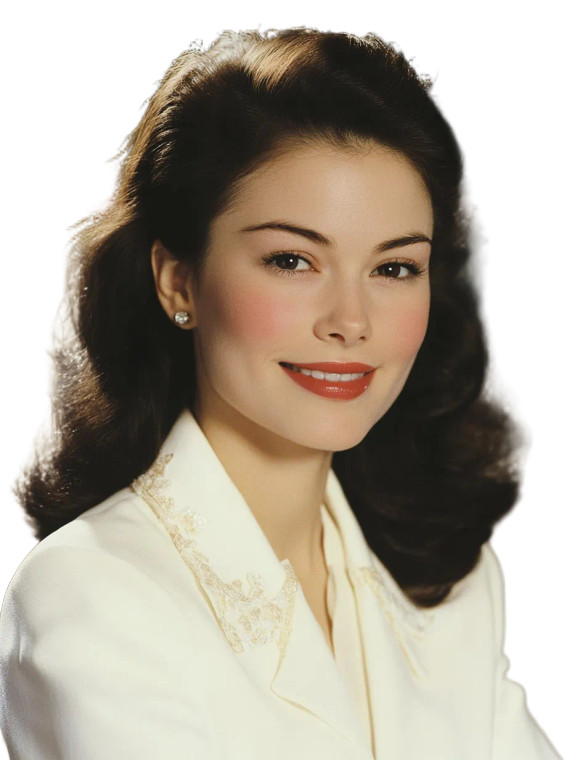 Smiling Woman Portrait Vinyl Car Decal Sticker – Waterproof & UV-Resistant 8"