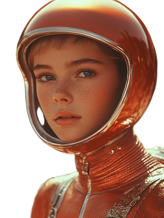 Futuristic Glowing Elf Vinyl Car Decal Sticker – Waterproof & UV-Resistant 8"