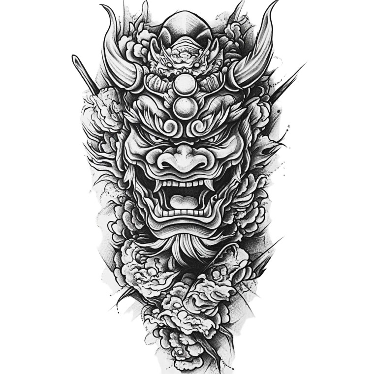 Japanese Tattoo Design Vinyl Car Decal Sticker – Waterproof & UV-Resistant 8" Japanese Tattoo Design Vinyl Car Decal Sticker – Waterproof & UV-Resistant 8"