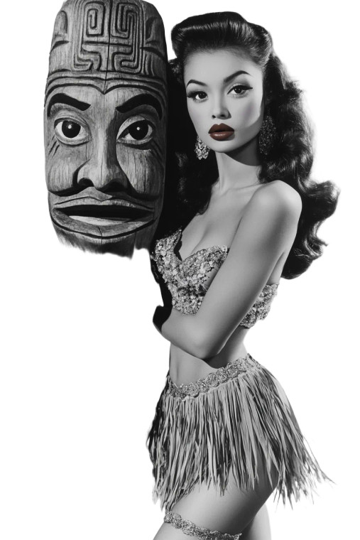 Vintage Thai Dancer Vinyl Car Decal Sticker – Waterproof & UV-Resistant 8"