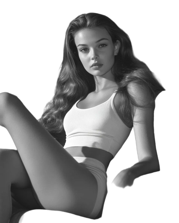 Vintage Fashion Portrait V3 Vinyl Car Decal Sticker – Waterproof & UV-Resistant 8"