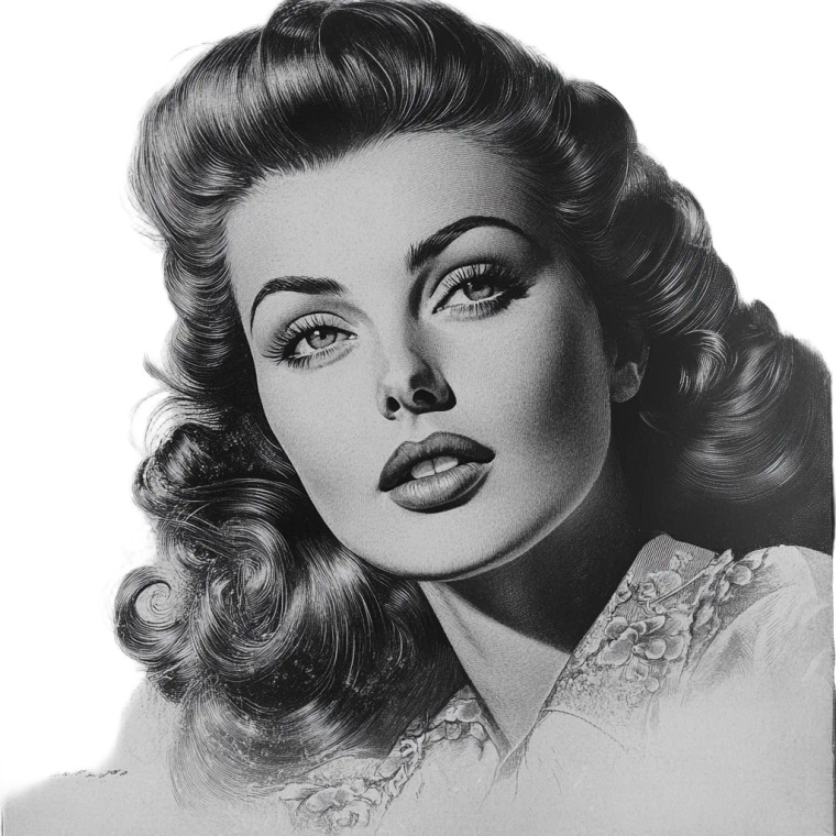 1950S Belgian Woman Vinyl Car Decal Sticker – Waterproof & UV-Resistant 8"