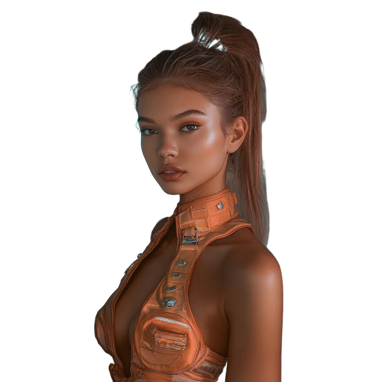 Altima Supermodel Portrait Vinyl Car Decal Sticker – Waterproof & UV-Resistant 8"