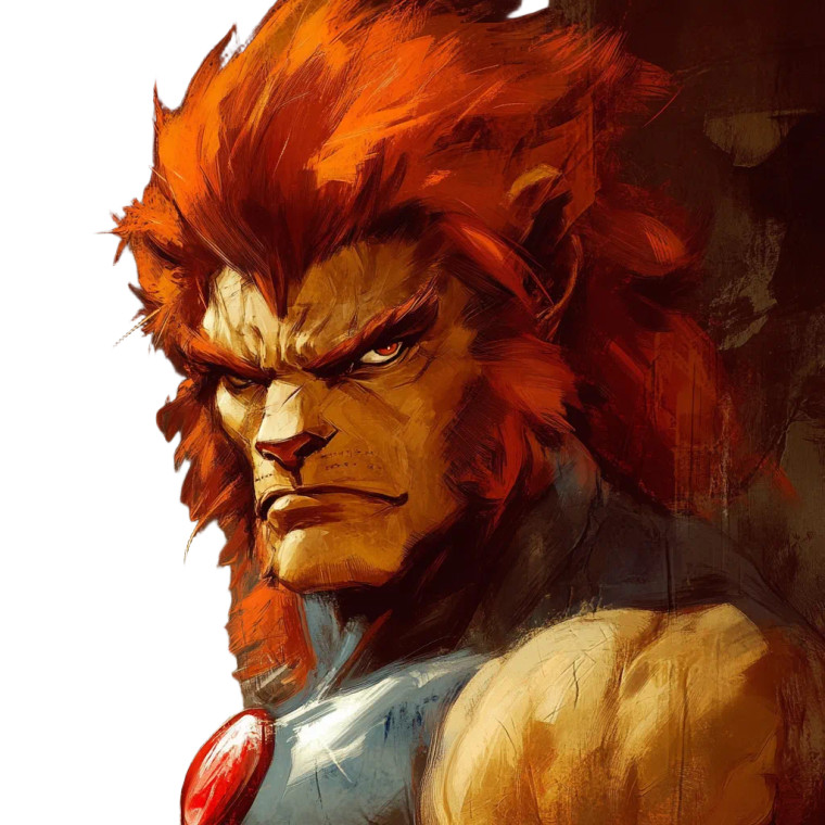 Lion-O Vinyl Car Decal Sticker – Waterproof & UV-Resistant 8"