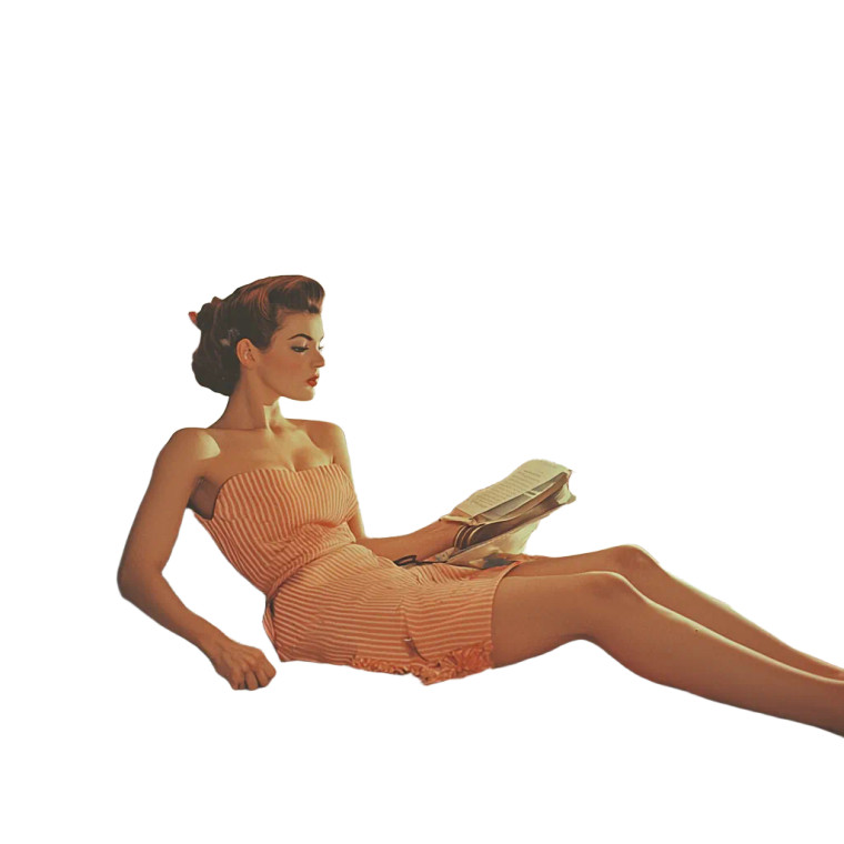 1950S Space Station Vinyl Car Decal Sticker – Waterproof & UV-Resistant 8"