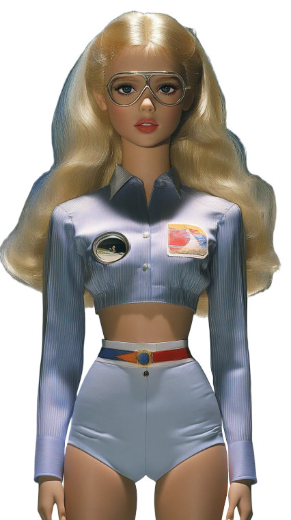 Barbie Doll Rising Vinyl Car Decal Sticker – Waterproof & UV-Resistant 8" Barbie Doll Rising Vinyl Car Decal Sticker – Waterproof & UV-Resistant 8"