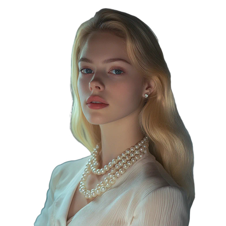 Cyberpunk Blonde Portrait Vinyl Car Decal Sticker – Waterproof & UV-Resistant 8"