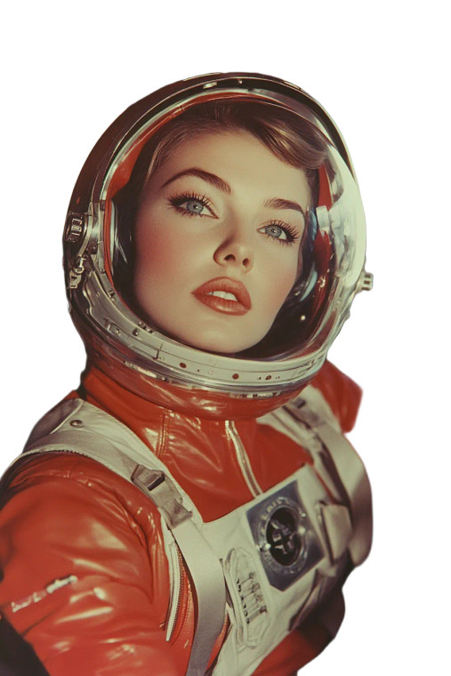 1958 German Space Model Vinyl Car Decal Sticker – Waterproof & UV-Resistant 8"