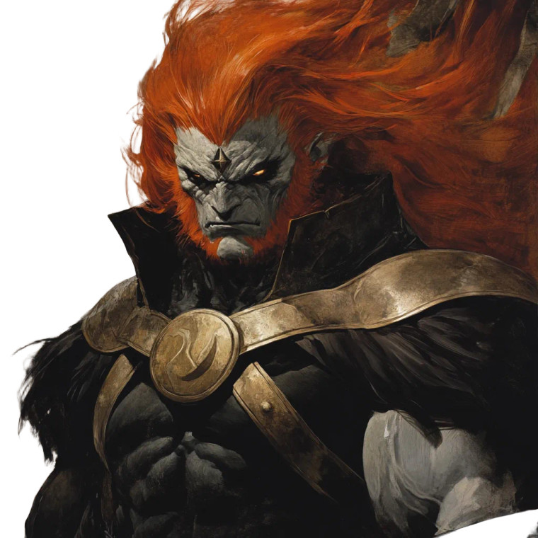 Evil Deity Ganondorf Vinyl Car Decal Sticker – Waterproof & UV-Resistant 8"