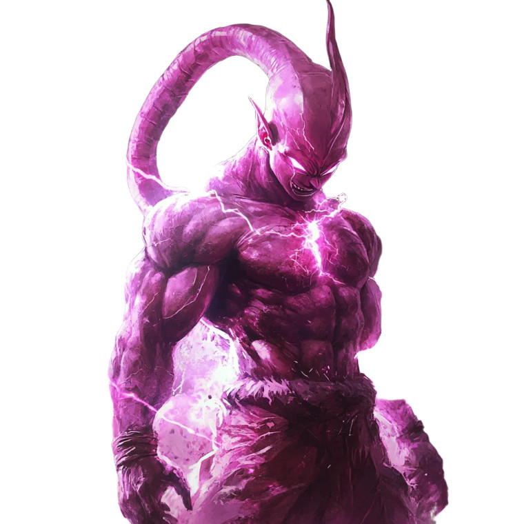 Buu'S Electrifying Aura Vinyl Car Decal Sticker – Waterproof & UV-Resistant 8"