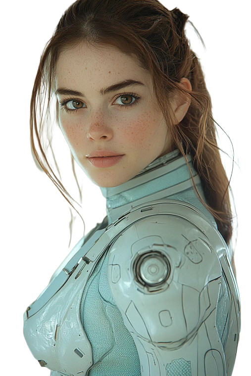 Futuristic Greek Warrior V2 Vinyl Car Decal Sticker – Waterproof & UV-Resistant 8"