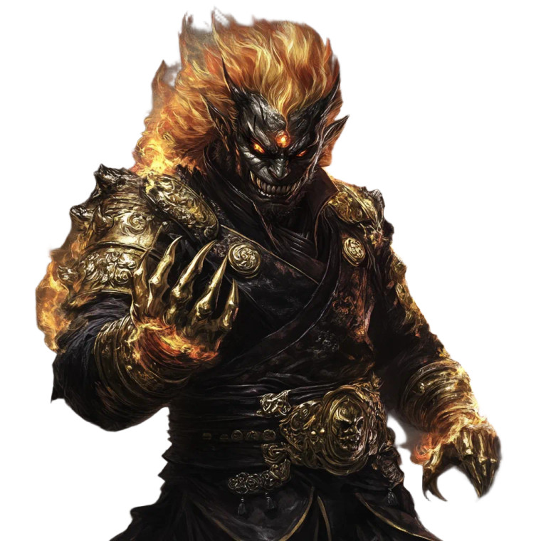 Fire Yokai Warrior Vinyl Car Decal Sticker – Waterproof & UV-Resistant 8" Fire Yokai Warrior Vinyl Car Decal Sticker – Waterproof & UV-Resistant 8"