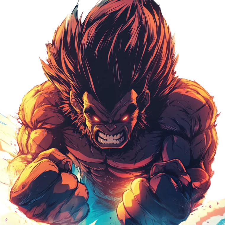 Great Ape Vinyl Car Decal Sticker – Waterproof & UV-Resistant 8"