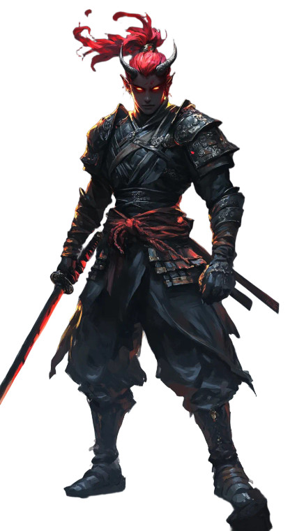 Goryeo-Era Swordsman Vinyl Car Decal Sticker – Waterproof & UV-Resistant 8"