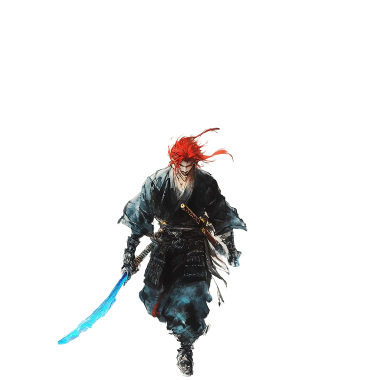 Epic Samurai Battle Vinyl Car Decal Sticker – Waterproof & UV-Resistant 8"