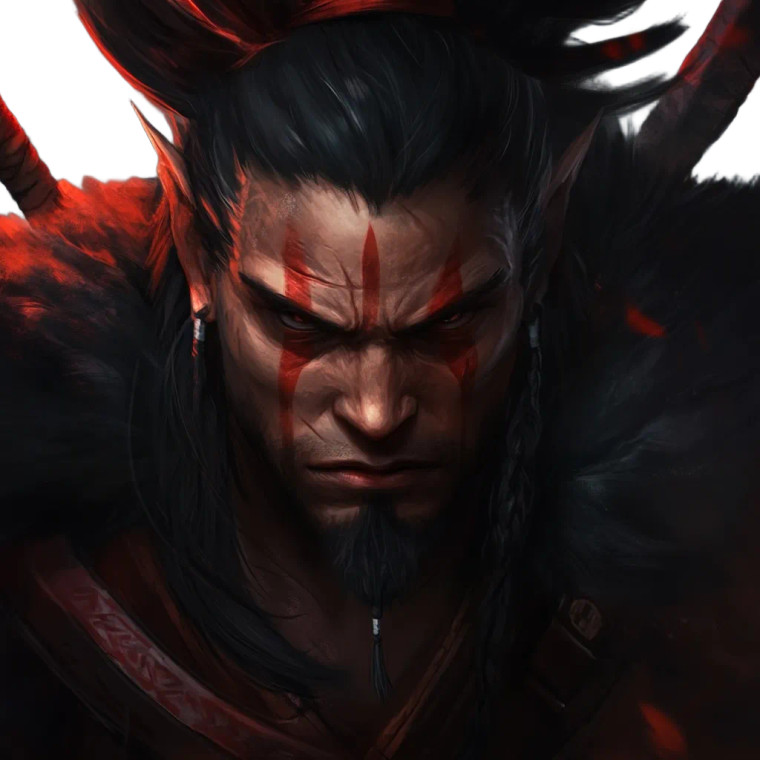 Warrior Close-Up Vinyl Car Decal Sticker – Waterproof & UV-Resistant 8"