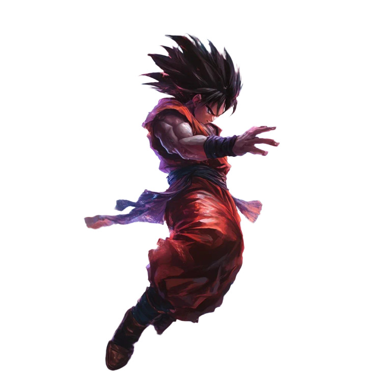 Goku Genkidama Pose Vinyl Car Decal Sticker – Waterproof & UV-Resistant 8"
