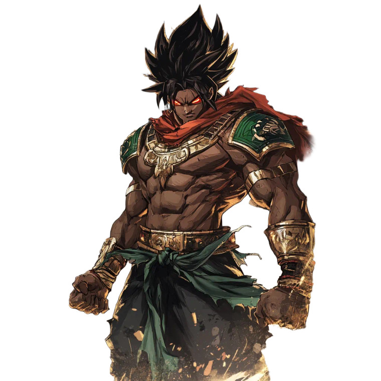 Mexican Saiyan Warrior Vinyl Car Decal Sticker – Waterproof & UV-Resistant 8"