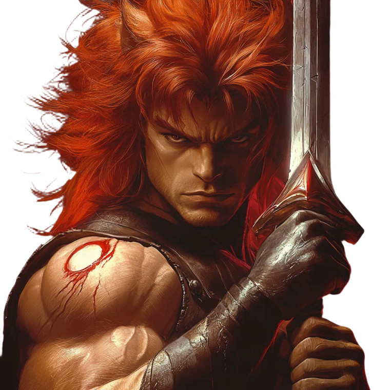 Lion-O Portrait V2 Vinyl Car Decal Sticker – Waterproof & UV-Resistant 8"