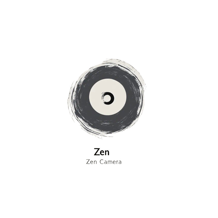 Zen Camera Logo Vinyl Car Decal Sticker – Waterproof & UV-Resistant 8"