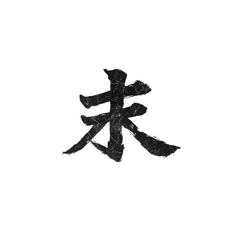 Discipline Kanji Vinyl Car Decal Sticker – Waterproof & UV-Resistant 8"