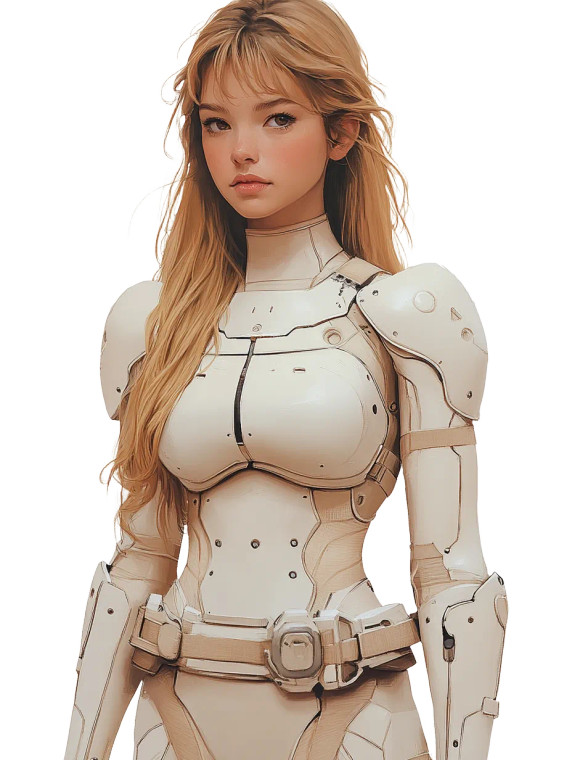 Armored Princess Vinyl Car Decal Sticker – Waterproof & UV-Resistant 8"